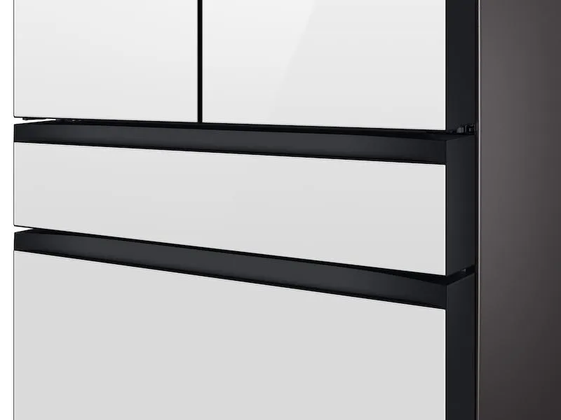 Samsung RF29BB860012 Bespoke 4-Door French Door Refrigerator (29 Cu. Ft.) With Beverage Center&#8482; In White Glass