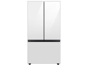 Samsung RF30BB620012 Bespoke 3-Door French Door Refrigerator (30 Cu. Ft.) With Autofill Water Pitcher In White Glass