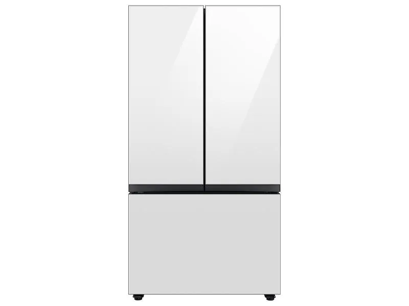 Samsung RF30BB620012 Bespoke 3-Door French Door Refrigerator (30 Cu. Ft.) With Autofill Water Pitcher In White Glass