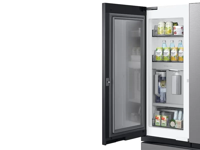 Samsung RF30BB6600QL Bespoke 3-Door French Door Refrigerator (30 Cu. Ft.) With Beverage Center&#8482; In Stainless Steel