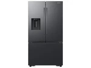 Samsung RF32CG5400MT 31 Cu. Ft. Mega Capacity 3-Door French Door Refrigerator With Four Types Of Ice In Matte Black Steel