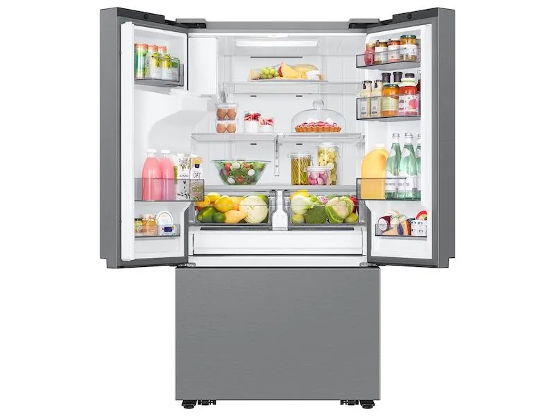 Samsung RF32CG5B10SR 31 Cu. Ft. Mega Capacity 3-Door French Door Refrigerator With External Water And Ice Dispenser In Stainless Steel