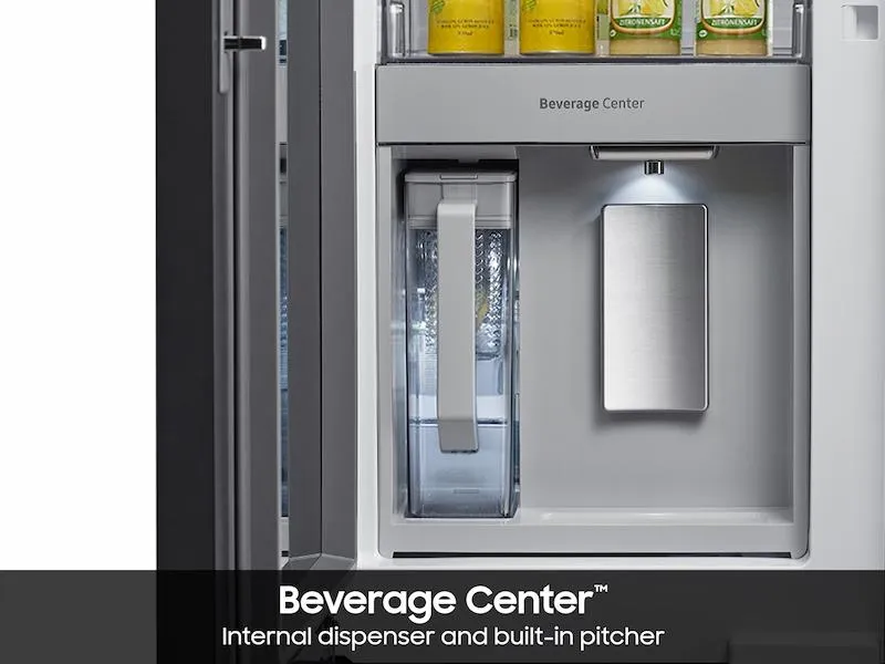 Samsung RM80F23VMRAA Bespoke 23 Cu. Ft. Counter Depth 4-Door French Door Refrigerator With Ai Hybrid Cooling & Beverage Center&#8482; In Stainless Steel