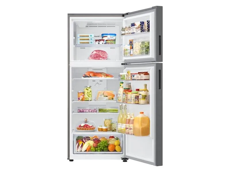 Samsung RT16A6195SR 15.6 Cu. Ft. Top Freezer Refrigerator With All-Around Cooling In Stainless Steel