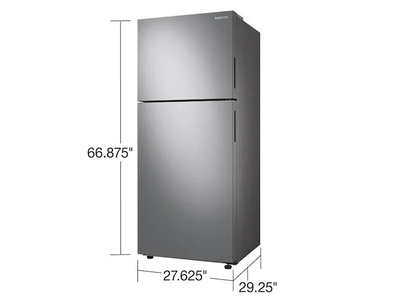 Samsung RT16A6195SR 15.6 Cu. Ft. Top Freezer Refrigerator With All-Around Cooling In Stainless Steel