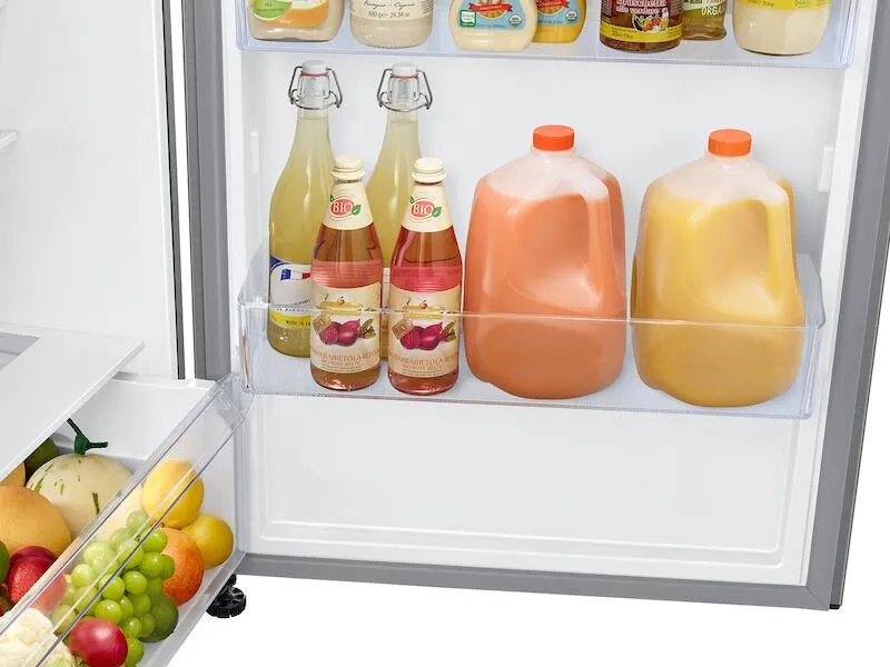 Samsung RT16A6195SR 15.6 Cu. Ft. Top Freezer Refrigerator With All-Around Cooling In Stainless Steel