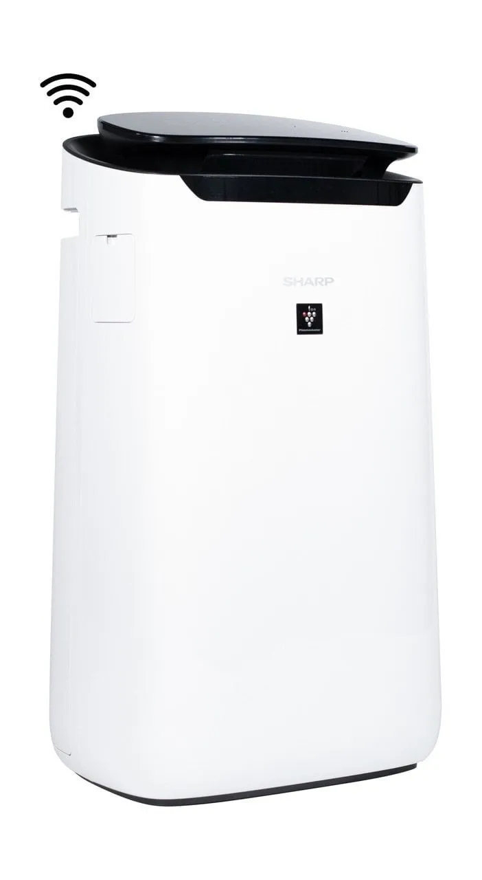 Sharp FXJ80UW Sharp Iot Plasmacluster Ion Air Purifier & True Hepa For Large Rooms (502 Sq.Ft.)