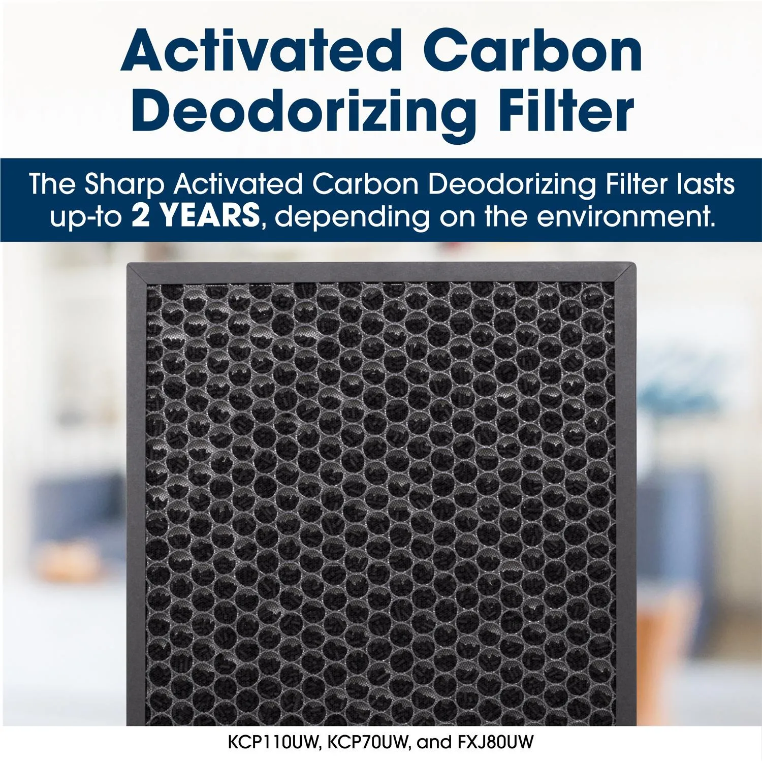 Sharp FZJ80DFU Sharp Active Carbon Fxj80Uw. Kcp70Uw. And Kcp110Uw Replacement Filter