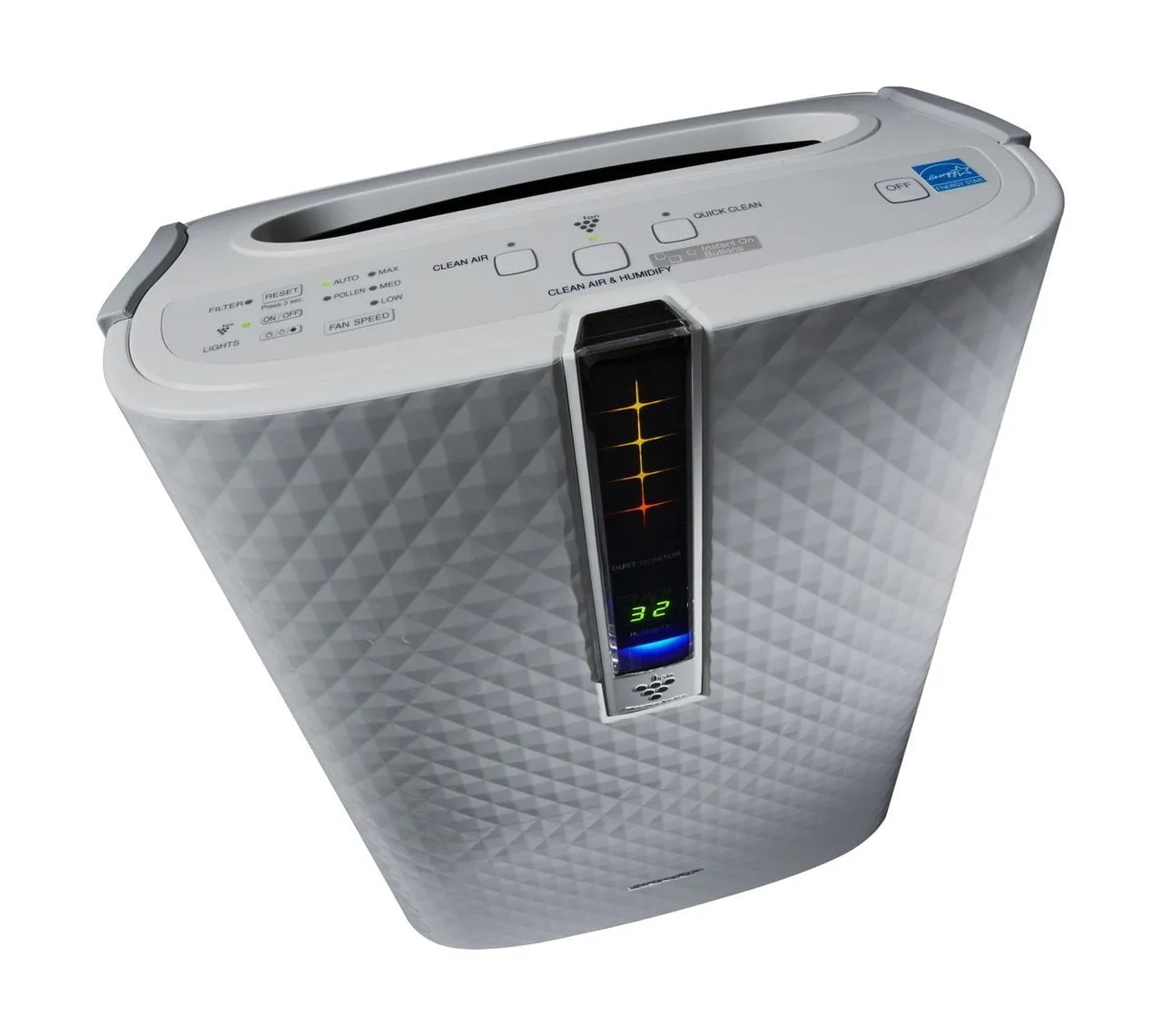 Sharp KC850U Sharp True Hepa Plasmacluster Air Purifier With Humidifying Function For Medium Rooms