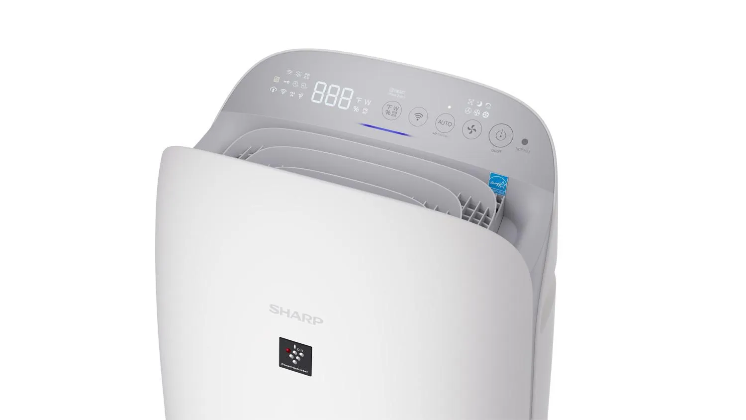 Sharp KCP70UW Sharp Smart Plasmacluster Ion Air Purifier With True Hepa   Humidifier For Large Rooms