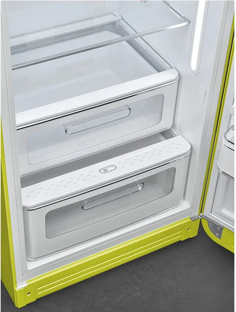 Smeg FAB28URLI3 Refrigerator Lime Green Fab28Urli3