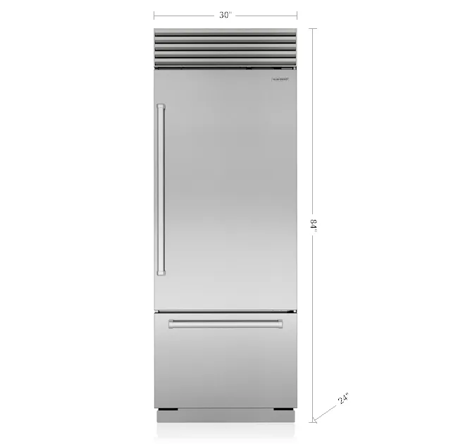 Sub-Zero CL3050USPR 30 Classic Over-And-Under Refrigerator/Freezer