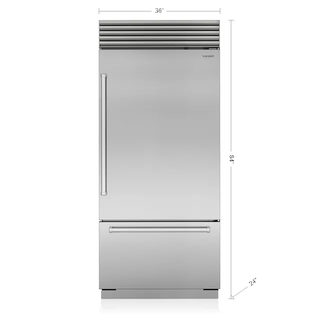 Sub-Zero CL3650USPR 36 Classic Over-And-Under Refrigerator/Freezer