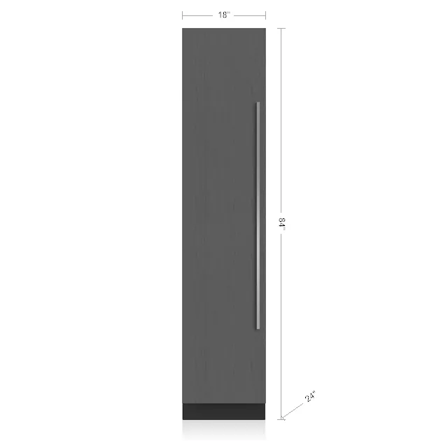 Sub-Zero DEC1850FIR 18 Designer Column Freezer With Ice Maker - Panel Ready