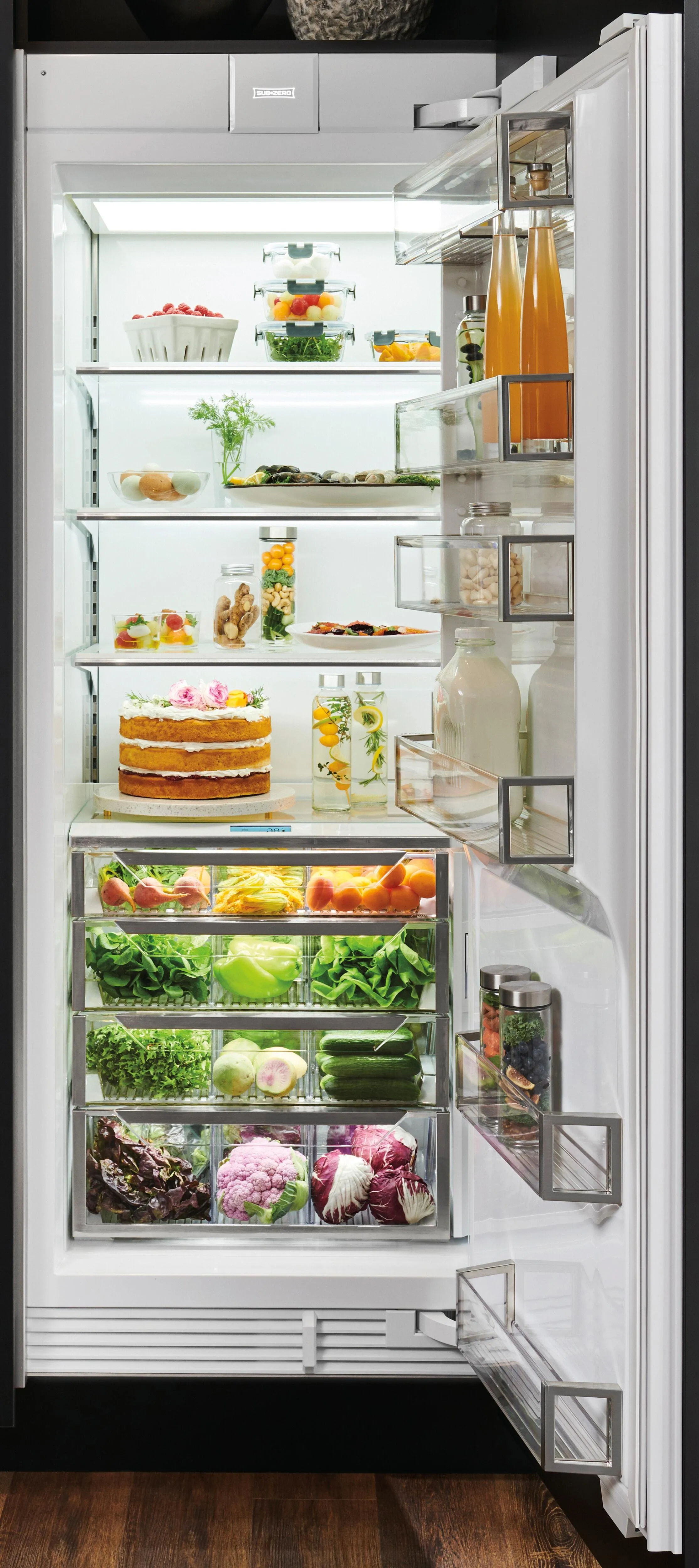 Sub-Zero DEC3050RR 30 Designer Column Refrigerator - Panel Ready