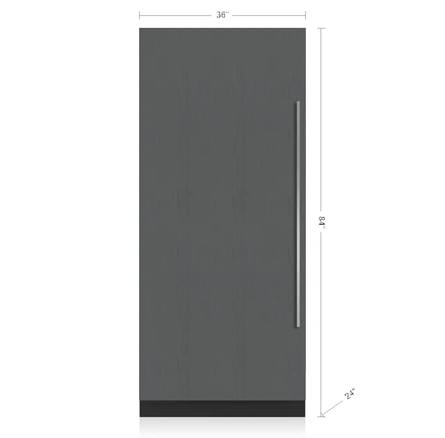 Sub-Zero DEC3650RIDL 36 Designer Column Refrigerator With Internal Dispenser - Panel Ready