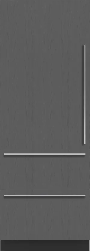 Sub-Zero DET3050RR 30 Designer Over-And-Under Refrigerator - Panel Ready