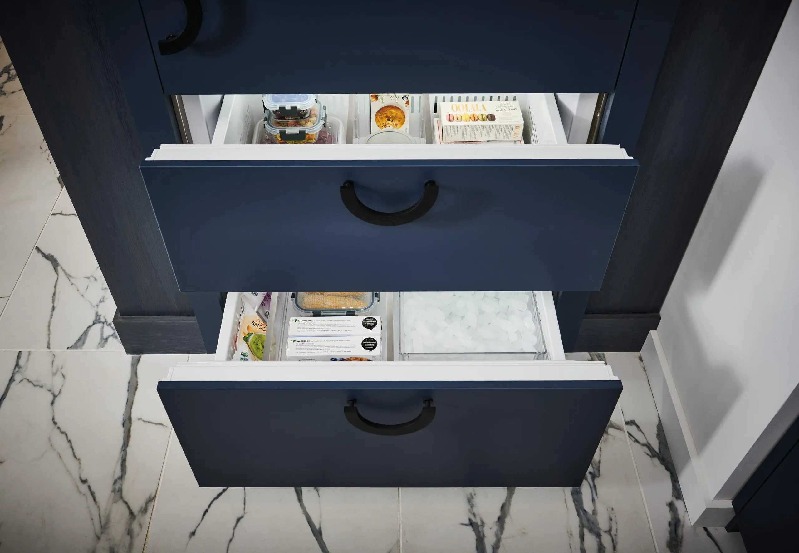 Sub-Zero DET3650CIR 36 Designer Over-And-Under Refrigerator/Freezer With Ice Maker - Panel Ready