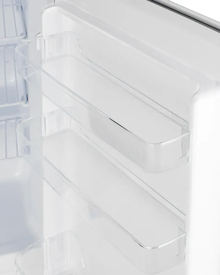 Summit ALFZ36MC Built-In Undercounter Momcube Residential All-Freezer In White With Door Storage And Manual Defrost Operation. Ada Compliant