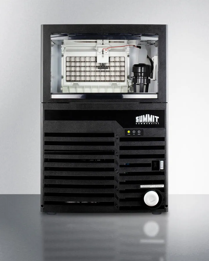 Summit BIM100ADA Commercially Listed Ada Height Clear Icemaker With 100 Lb. Ice Production Capacity For Built-In Or Freestanding Use