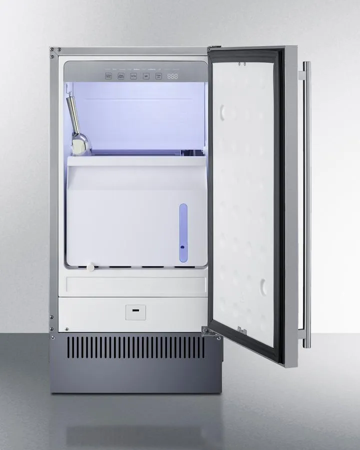 Summit BIM182 18 Wide Clear Icemaker