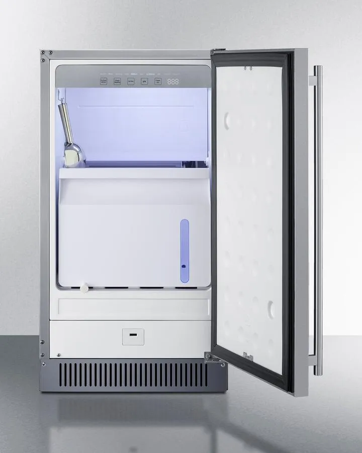 Summit BIM182ADA 18 Wide Clear Icemaker. Ada Compliant
