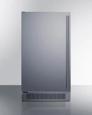 Summit BIM182ADALHD 18 Wide Clear Icemaker. Ada Compliant