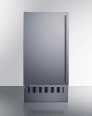 Summit BIM182OSLHD 18 Wide Outdoor Clear Icemaker