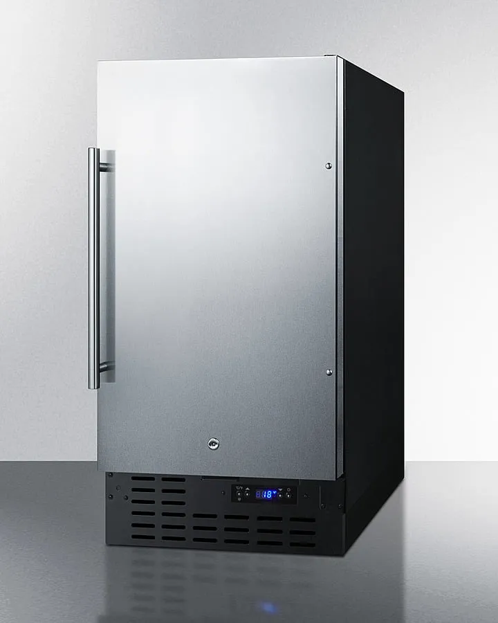 Summit BIM18SS 18 8 Lb. Drain-Free Icemaker