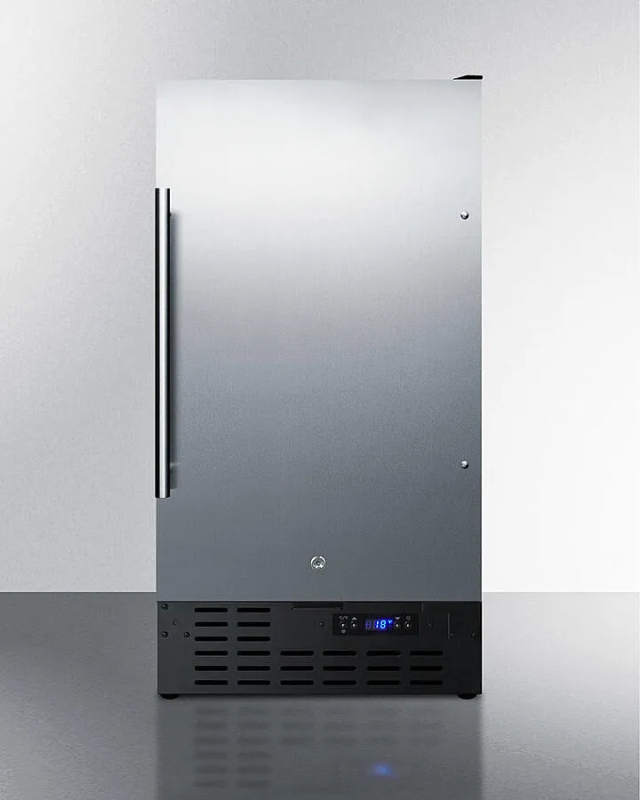 Summit BIM18SSADA 18 8 Lb. Drain-Free Icemaker. Ada Compliant