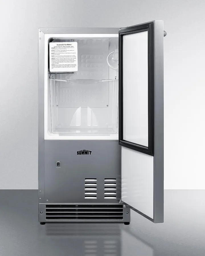 Summit BIM26H32 25 Lb. Drain-Free Icemaker. Ada Compliant