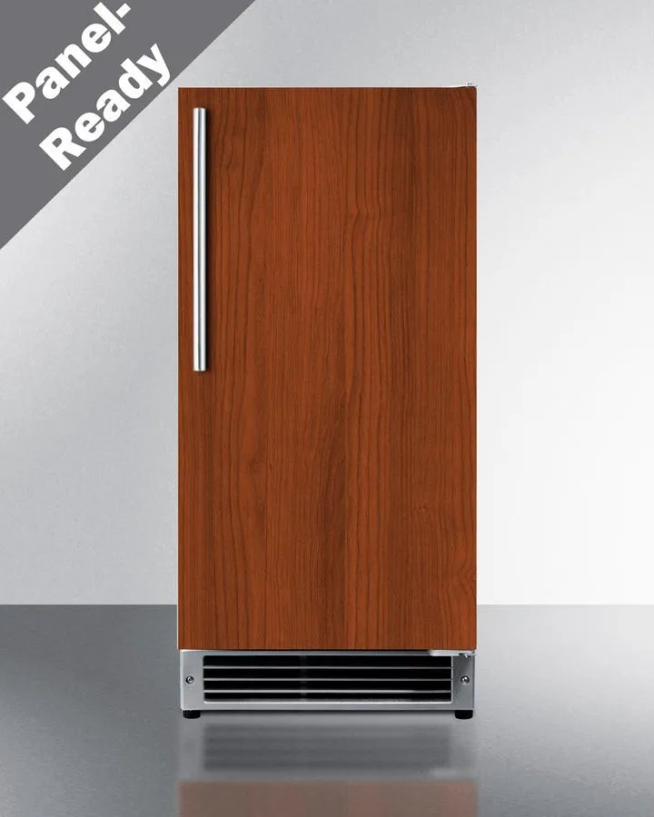 Summit BIM26H32IF 15 Wide 25 Lb. Drain-Free Icemaker. Ada Compliant (Panel Not Included)