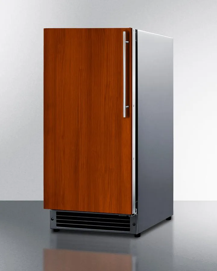 Summit BIM26H32IFLHD 15 Wide 25 Lb. Drain-Free Icemaker. Ada Compliant (Panel Not Included)
