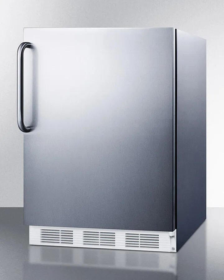 Summit CT661WCSSADA 24 Wide Built-In Refrigerator-Freezer. Ada Compliant