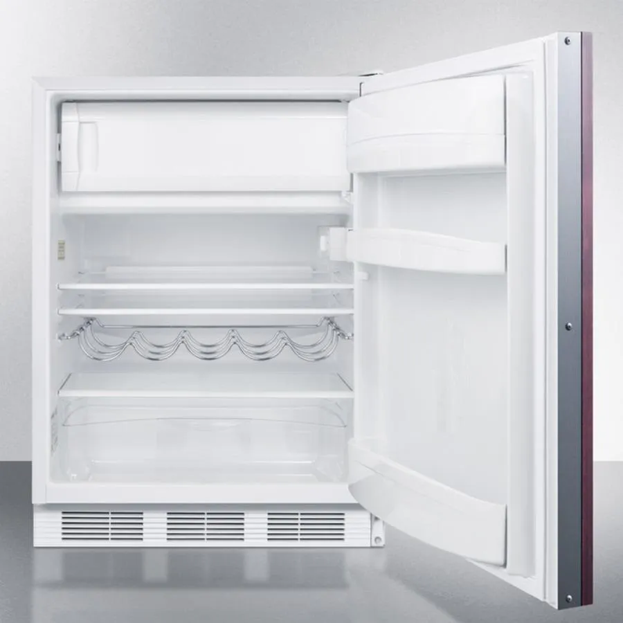 Summit CT661WIF 24 Wide Refrigerator-Freezer (Panel Not Included)