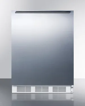 Summit CT661WSSHHADA 24 Wide Refrigerator-Freezer. Ada Compliant