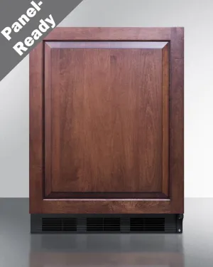 Summit CT663BKIF 24 Wide Refrigerator-Freezer (Panel Not Included)