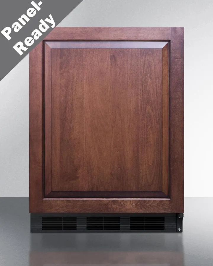 Summit CT663BKIF 24 Wide Refrigerator-Freezer (Panel Not Included)