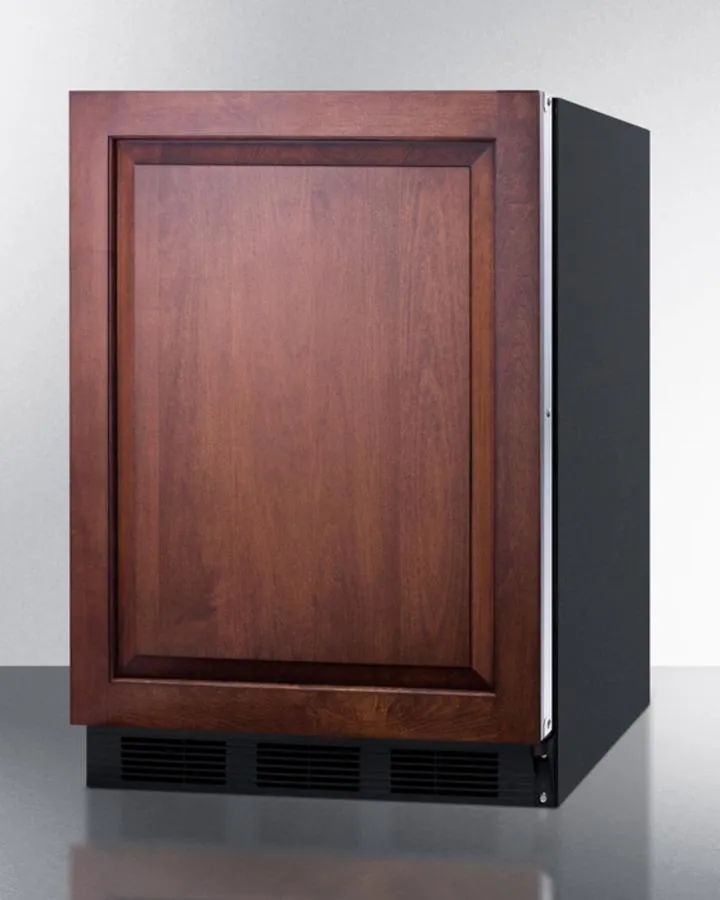 Summit CT663BKIF 24 Wide Refrigerator-Freezer (Panel Not Included)
