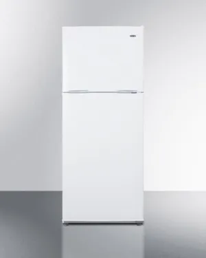Summit FF1386WIM 24 Wide 11.5 Cu.Ft. Frost-Free Refrigerator-Freezer In White Finish With Factory Installed Icemaker