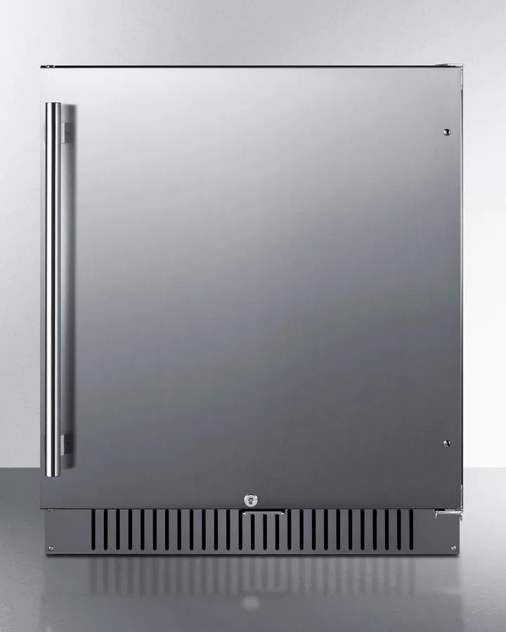 Summit FF27BSSADA 27 Wide Built-In All-Refrigerator. Ada Compliant