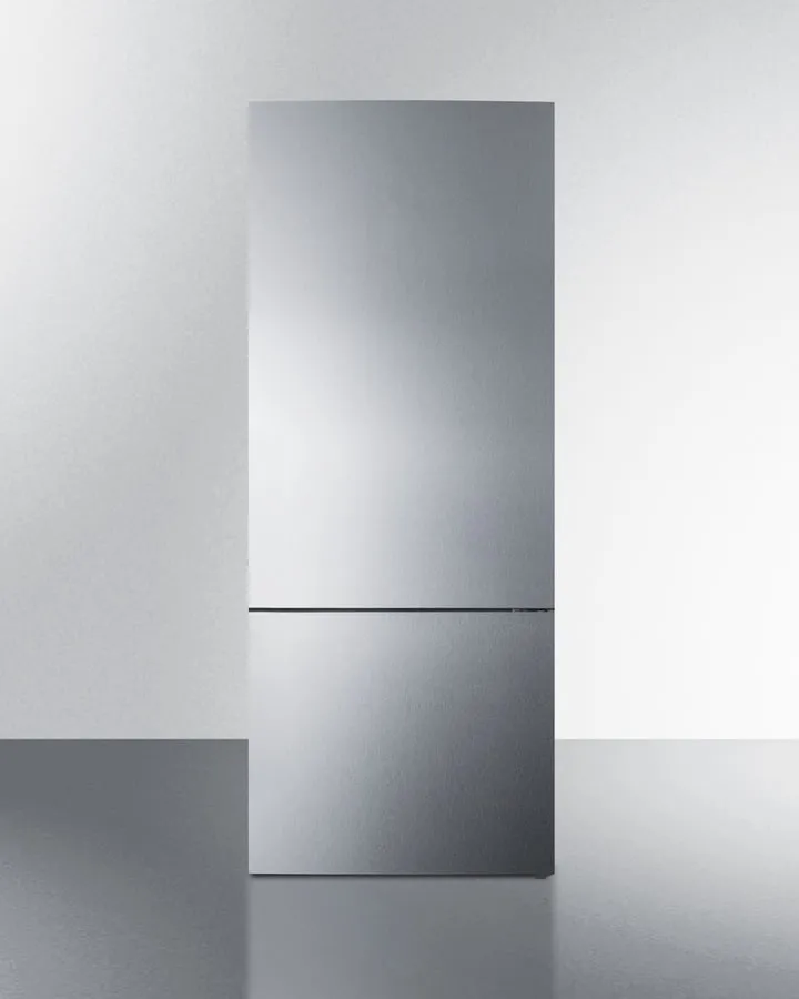 Summit FFBF279SSIM 28 Wide Built-In Bottom Freezer Refrigerator With Icemaker