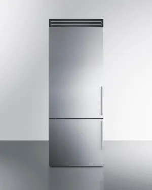 Summit FFBF279SSXH72LHD 28 Wide Bottom Freezer Refrigerator