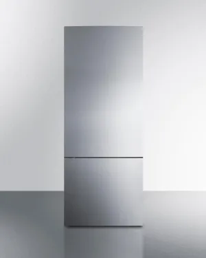 Summit FFBF279SSXLHD 28 Wide Bottom Freezer Refrigerator
