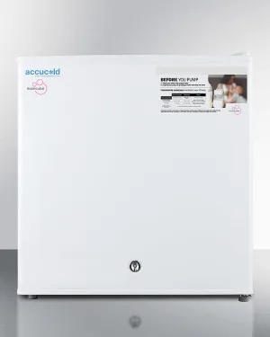Summit FS24LMC Countertop Momcube All-Freezer For Storage Of Breast Milk. Manual Defrost With Lock
