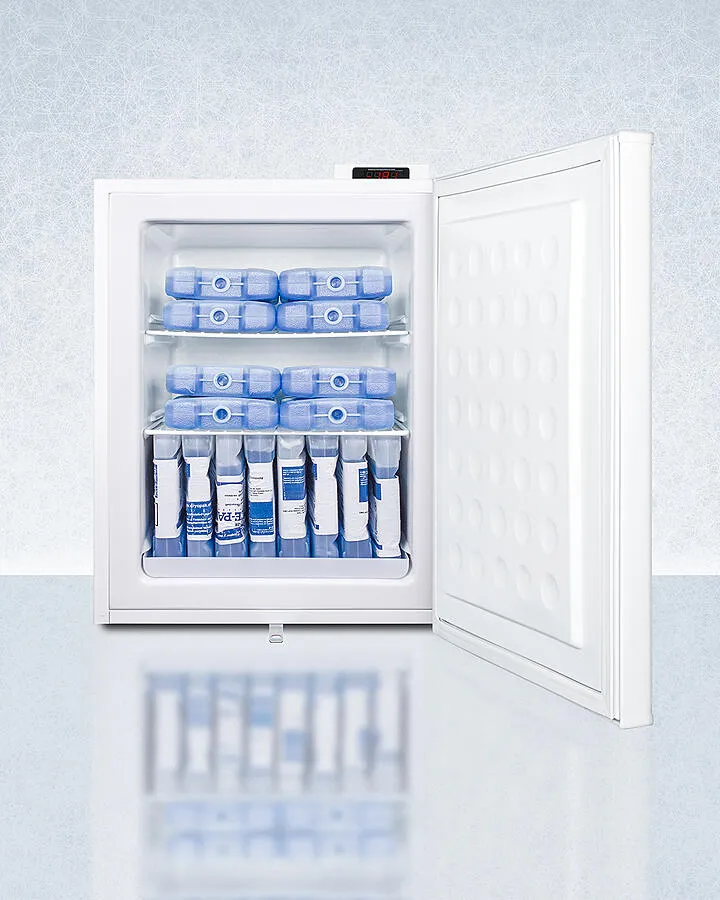 Summit FS30LGP Compact Manual Defrost All-Freezer For General Purpose Use. With Lock And Reversible Door