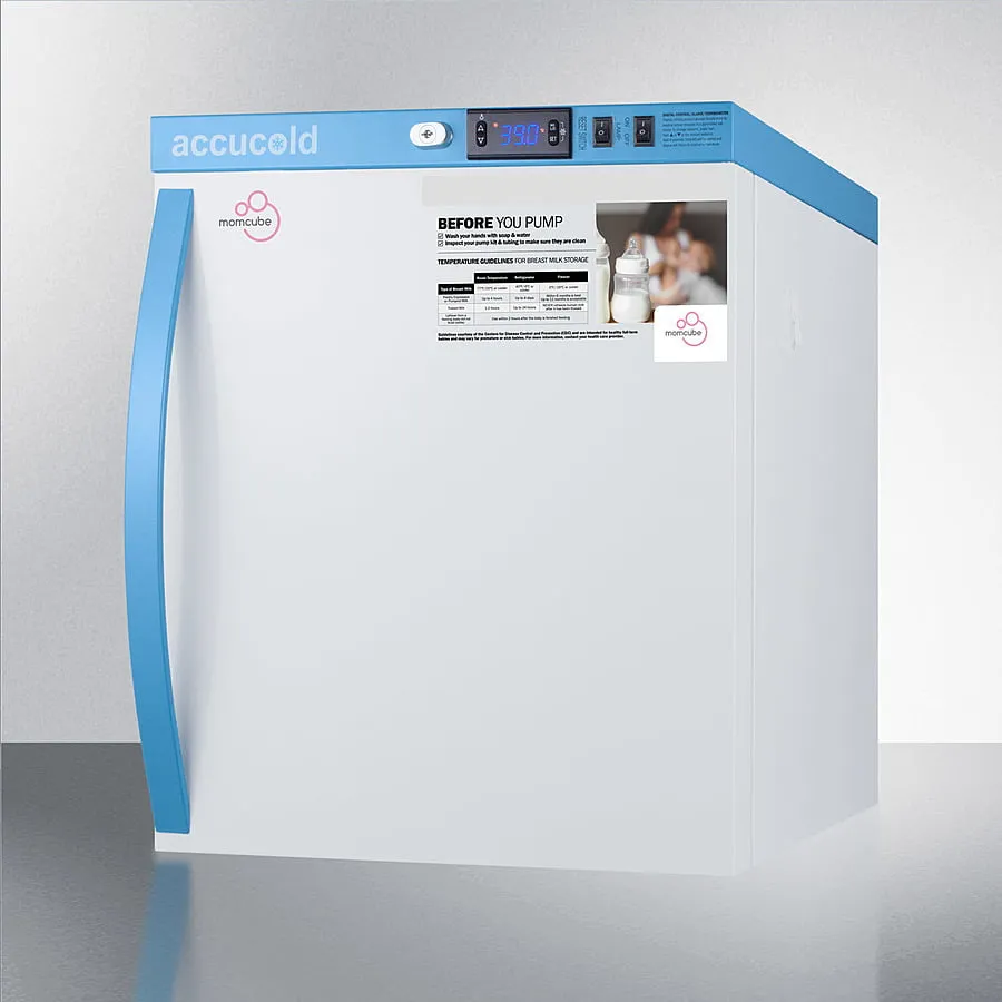 Summit MLRS1MC 1 Cu.Ft. Countertop Momcube Breast Milk Refrigerator