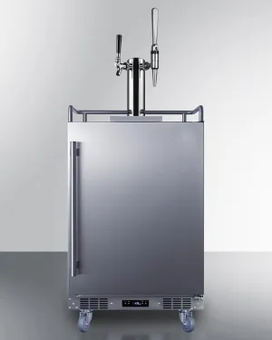 Summit SBC682CMTWIN 24 Wide Built-In Cold Brew/Nitro Coffee Kegerator