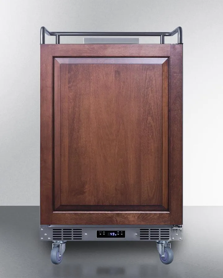 Summit SBC682NKPNR 24 Wide Built-In Kegerator (Panel Not Included)
