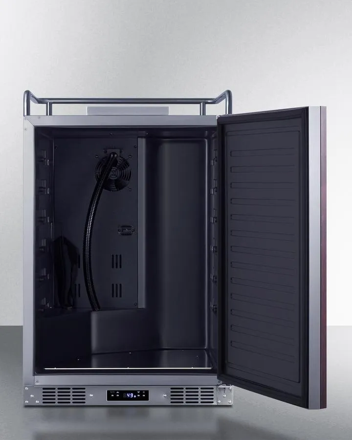 Summit SBC682NKPNR 24 Wide Built-In Kegerator (Panel Not Included)